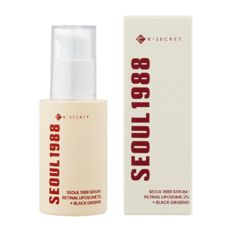 KSECRET Seoul 1988 Serum Retinal Lipsome 2% + Black Ginseng 30ml