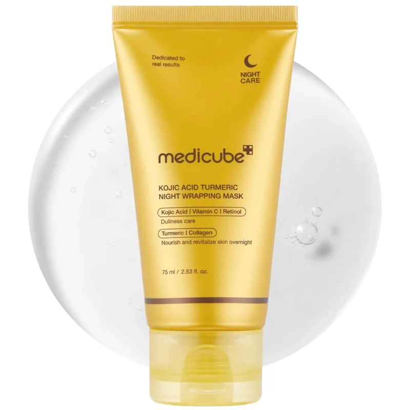 Medicube Kojic Acid Tumeric Night Wrapping Mask, 75ml
