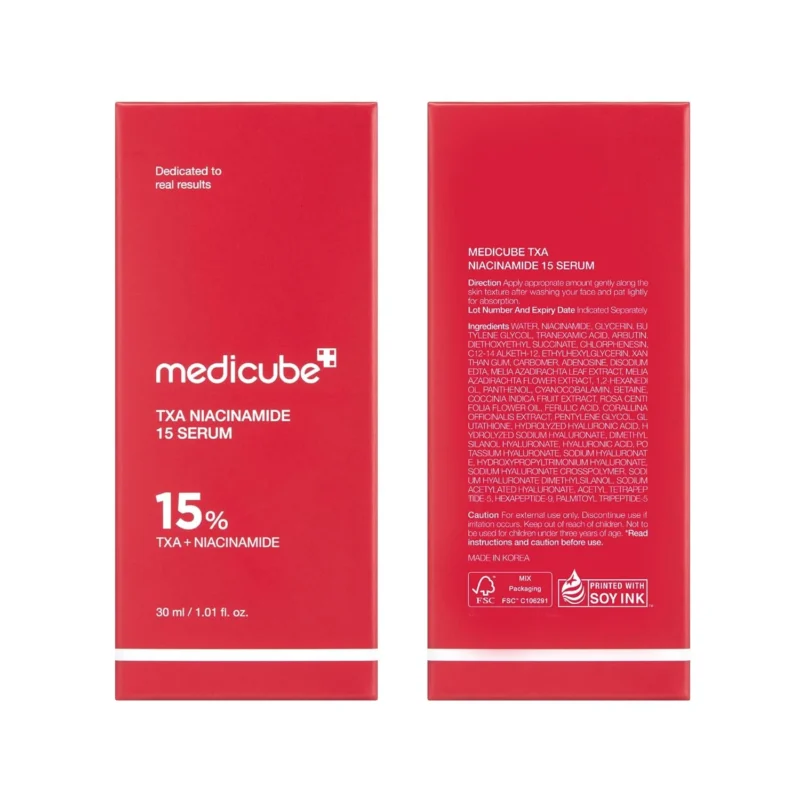 Medicube TXA+Niacinamide 15% Glow Facial Serum for After Spot Care 30ml